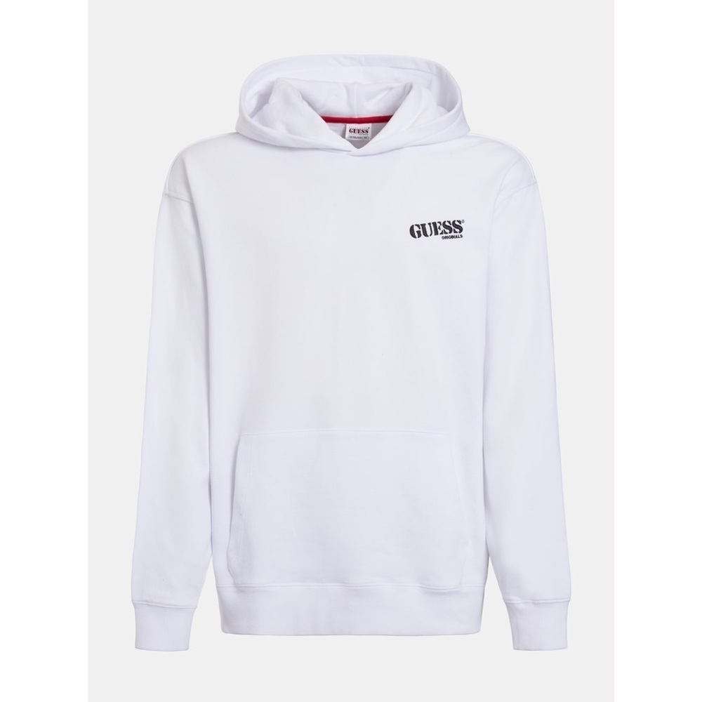 New GUESS Original Mens Logo Hoodie